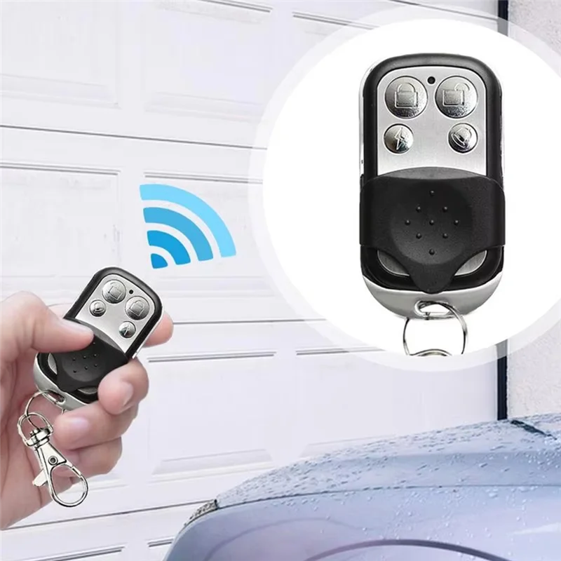 

-A14E 20Pcs 433Mhz RF Remote Control 4CH Button Car Key Garage Door Opener Remote Control Auot Copy Electronic Gate Duplicator