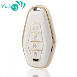 New TPU Car Key Case Cover for Chery Jetour X70 X90 X95 Plus Remote Shell Holder Auto Keychain Protector Accessories