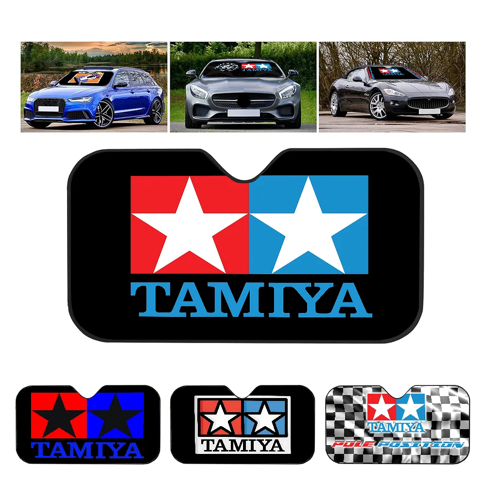 

T-Tamiya Personalized Windshield Sunshade Car Cover Sun Shade Auto Sun Visor Car-covers Car Solar Protection