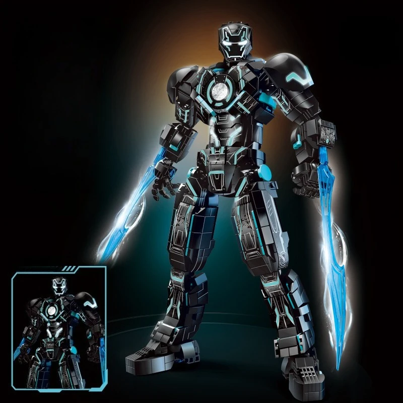 Marvel Superhelden Robot Bricks Sets Iron Man MK50 Mecha Bouwstenen Speelgoed Technische Verjaardagscadeautjes Jongens Kinderen Volwassen 1500 + stuks