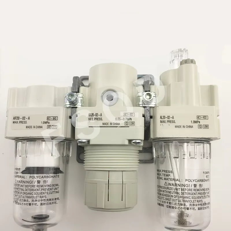 

Пневматический блок подготовки воздуха серии AC: AC20-02-A, AC20A, AC30-02,02G, 01G-A, AC30A-03, 03G-A, AC40A, AC40B-04-04CG-A