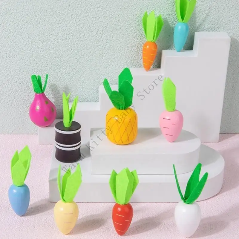 Montessori Baby Holz Puzzle Sortierung Spiel Kaninchen Pull Warenkorb und Karotte Passenden Spiel Für Baby Feinmotorik Pädagogisches Spielzeug