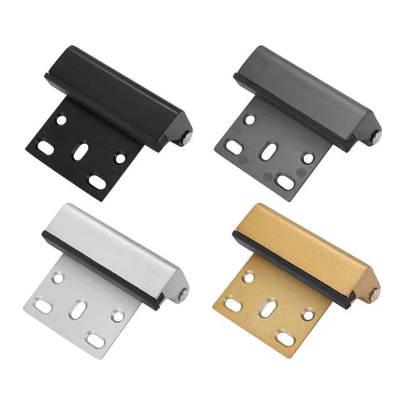 1 Uds. Cerradura de puerta de seguridad para el hogar mejorada, cerradura de refuerzo de puerta a prueba de niños con parada, cerraduras nocturnas para puerta oscilante interior