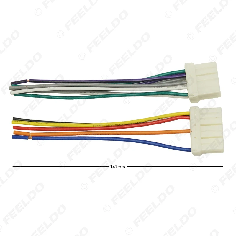 Car Radio Audio Wire Harness Aapter Male Plug for Geely Emgrand Primal Suzuki Stereo Speaker Cable
