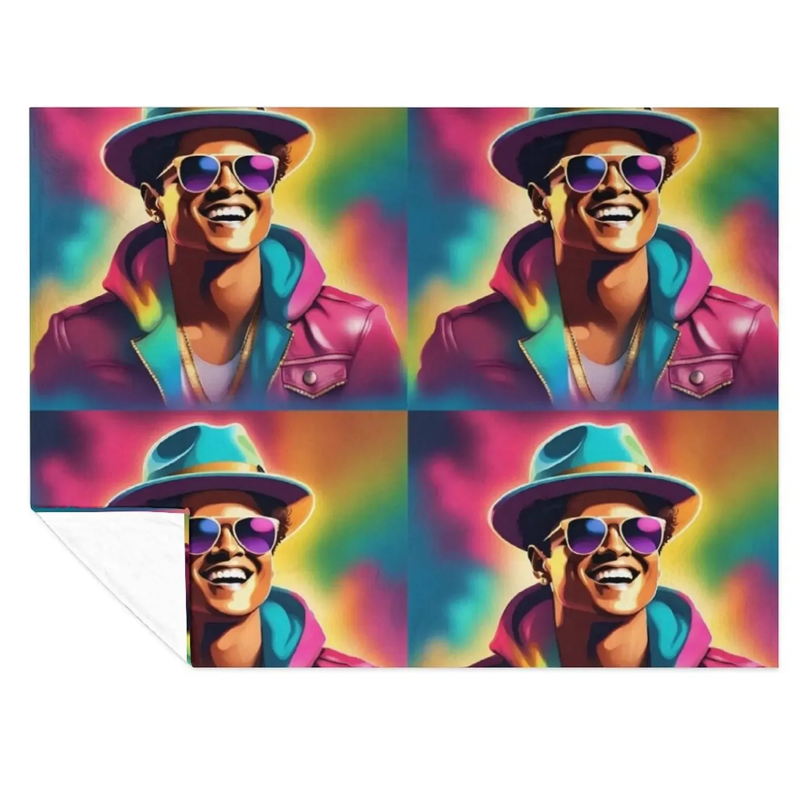 

Bruno Mars - Premium, High Quality Throw Blanket Kid'S Flannel Giant Sofa for winter Blankets
