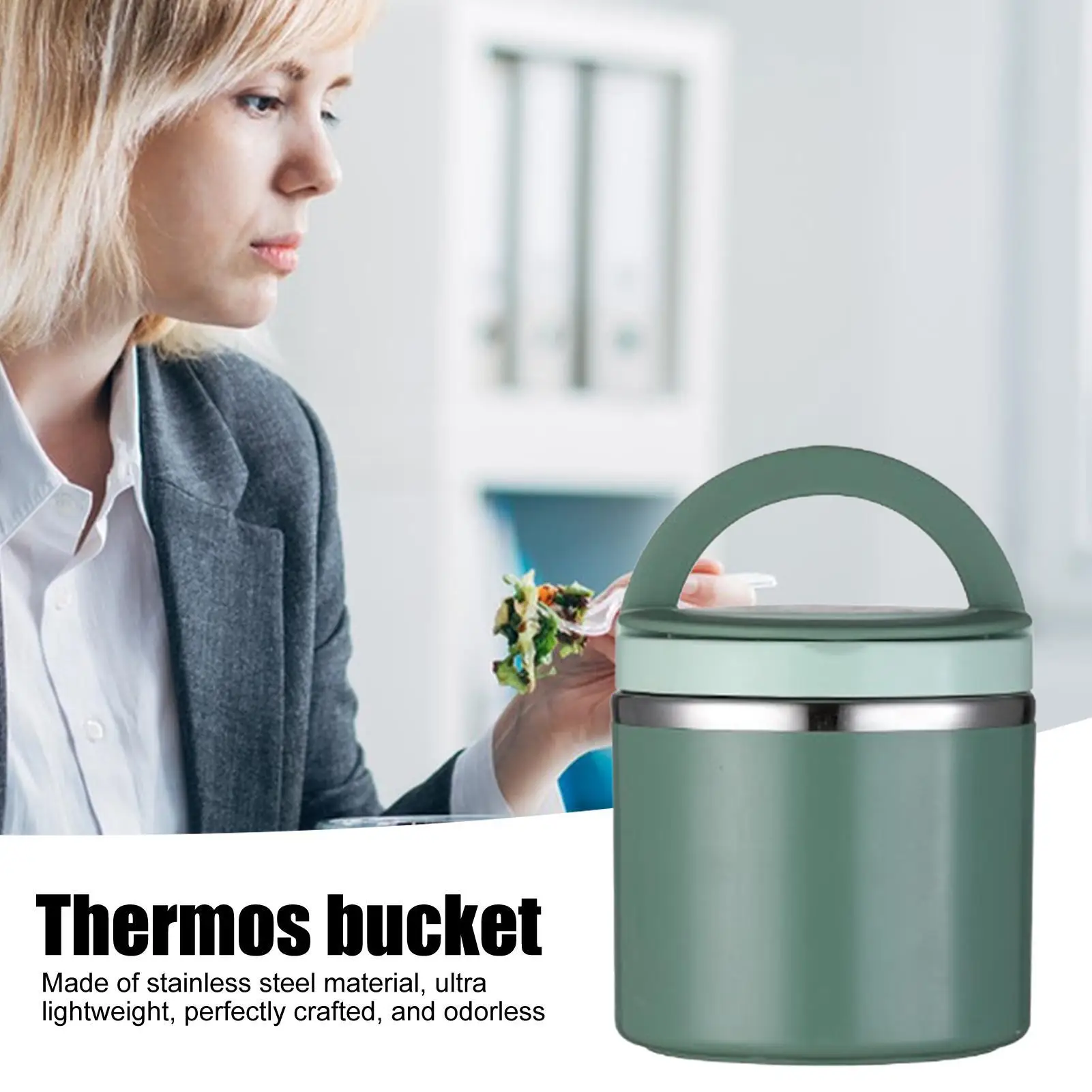 Lunch Box Food Containers Stainless Steel Large Capacity Snack Box Container For Outing Camping Traveling