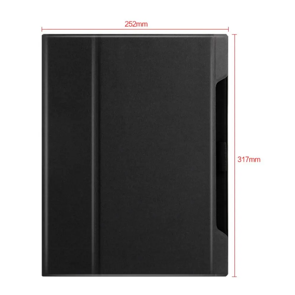 Foldable E-Reader Case Paste Type with Pen Slot Folio Cover Leather Wear-resistant Protective Shell for Onyx BOOX MAX Lumi/MAX3