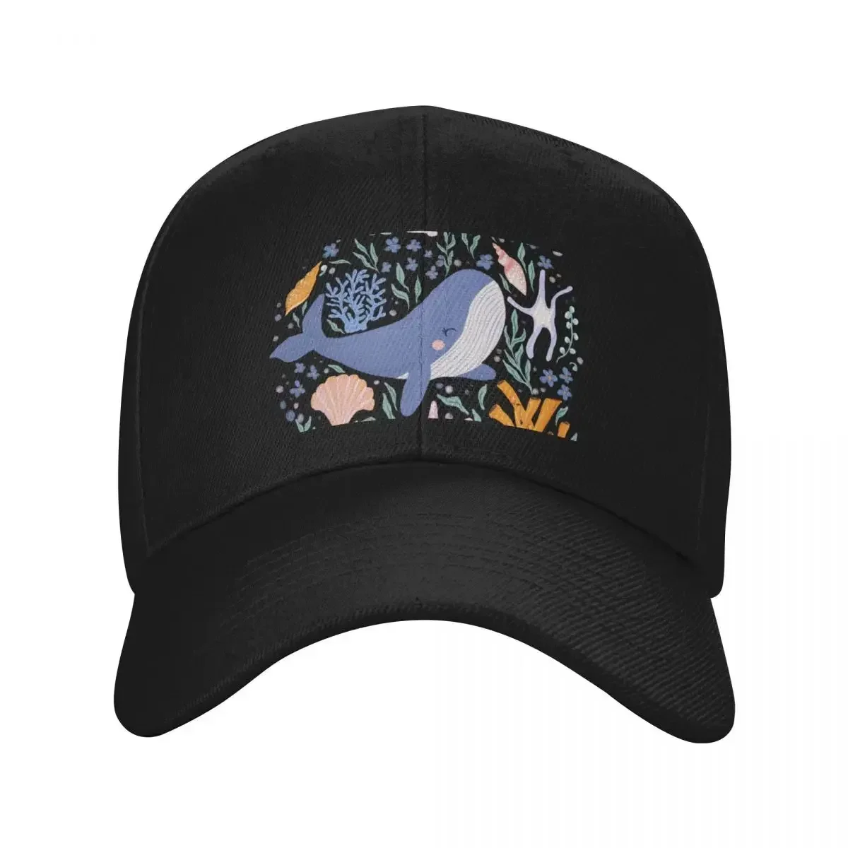 2026 Adorable Whale and Sea Life Baseball Cap winter hats for men Brand Man cap birthday Men Women's