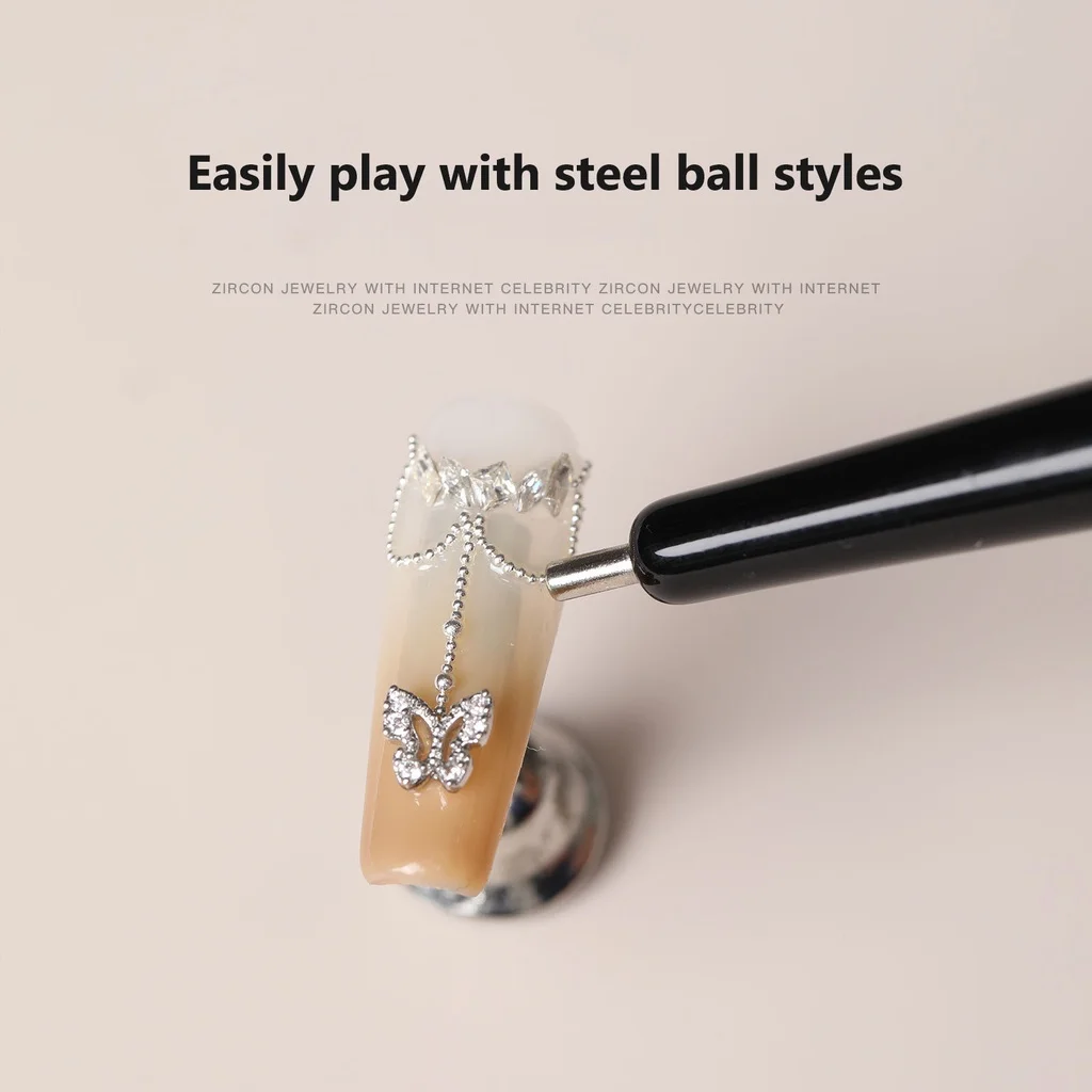 Nail Tools Suction Steel Ball Special Magnet Pen Nail Art Super Strong Iron Suction Cat Eye Nail Polish Bead Chain Tool