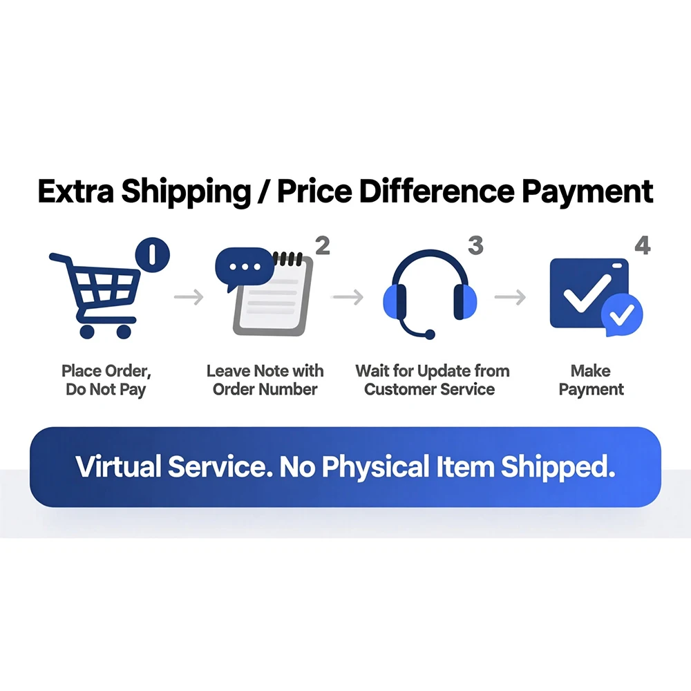 

Extra Shipping / Price Difference Payment