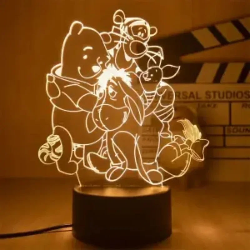 スヌーピー寝室 USB3D マルチカラーナイトライトかわいい漫画寮子供創造的な人格雰囲気 LED ライトホリデーギフト