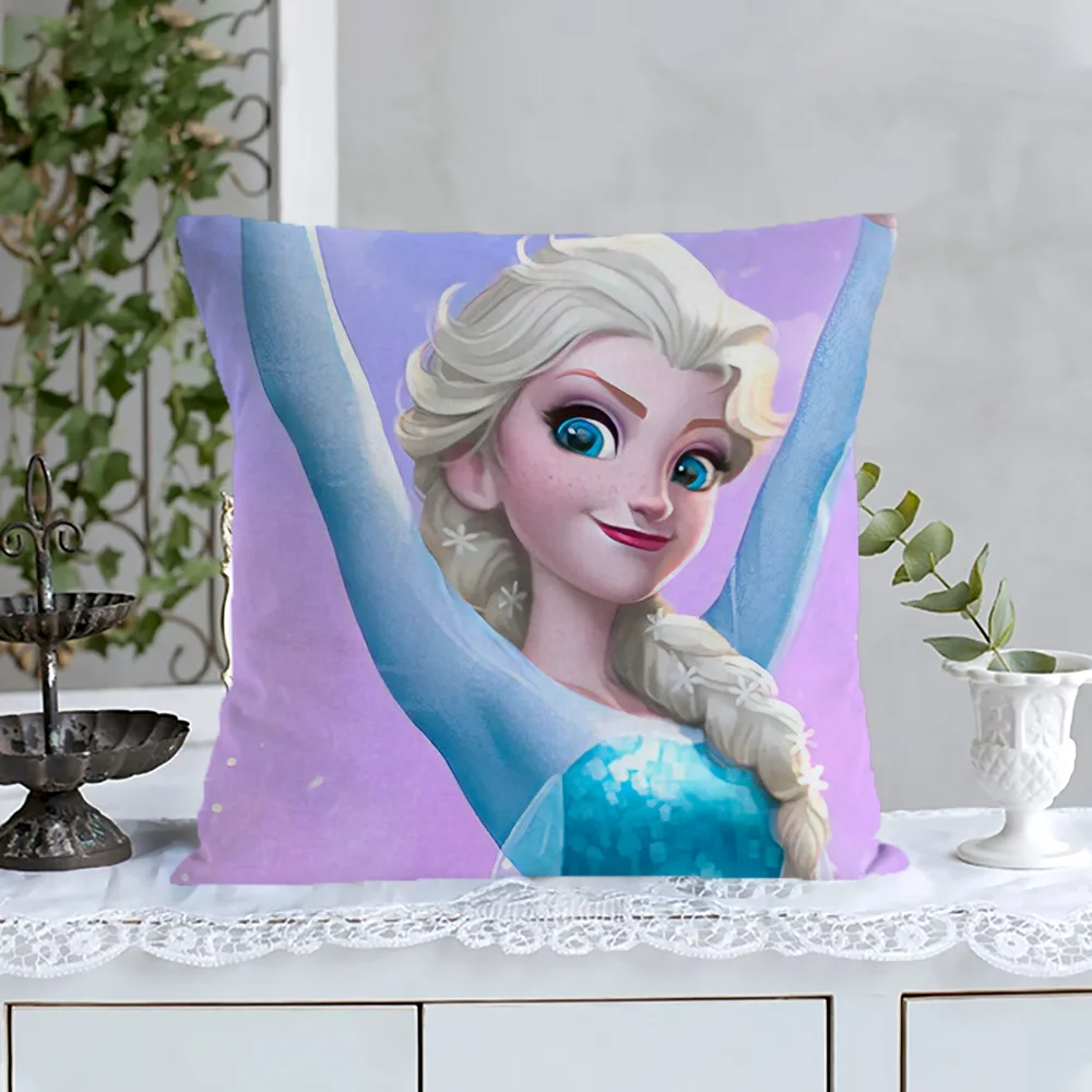 

Cushions for Decorative Sofa Frozens Elsa Cartoon Cushion Covers Living Room Cute Sleeping Pillows Cover Kulechaowan Cobrand