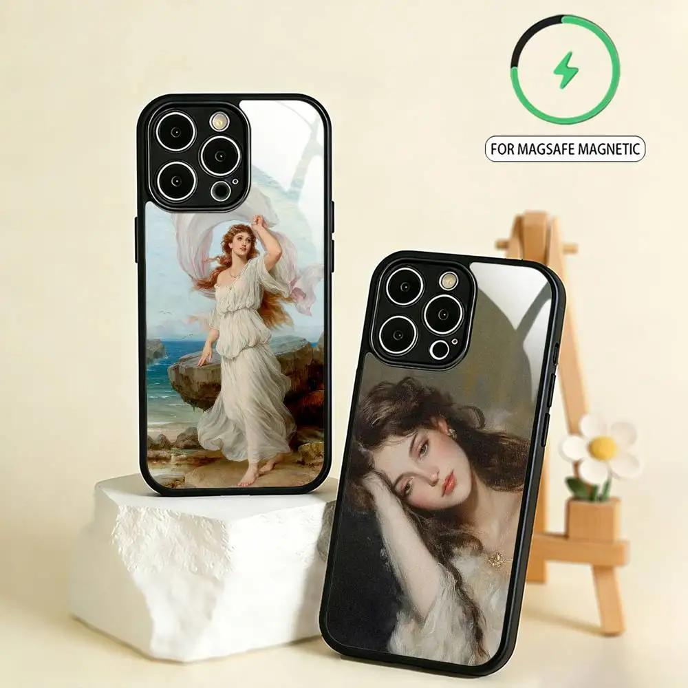 

Greek Mythology Art Phone Case For iPhone17,16,15,14,13,12,11 Plus,Pro Max Magnetic For Magsafe Wireless Charging
