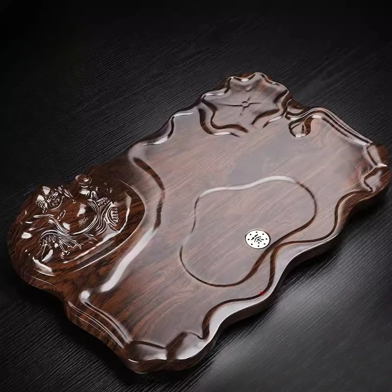 

Irregular Serving Tea Tray Wooden Accessories Table Decorative Tableware Tea Tray Hospitality Coasters Bandejas Home Products