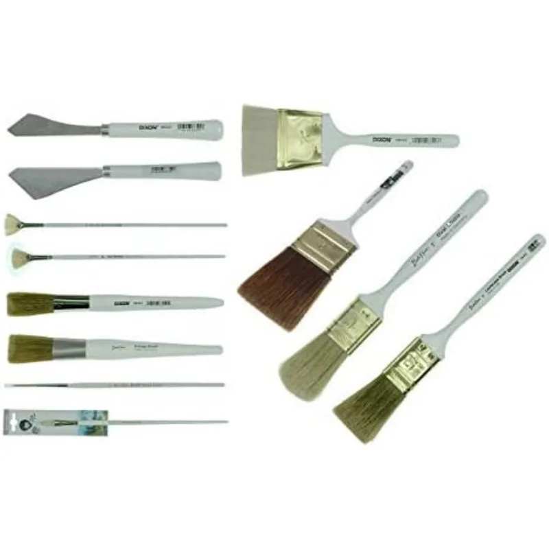 Landscape Brush Set, Oil Based Painting Tools, 12 pieces