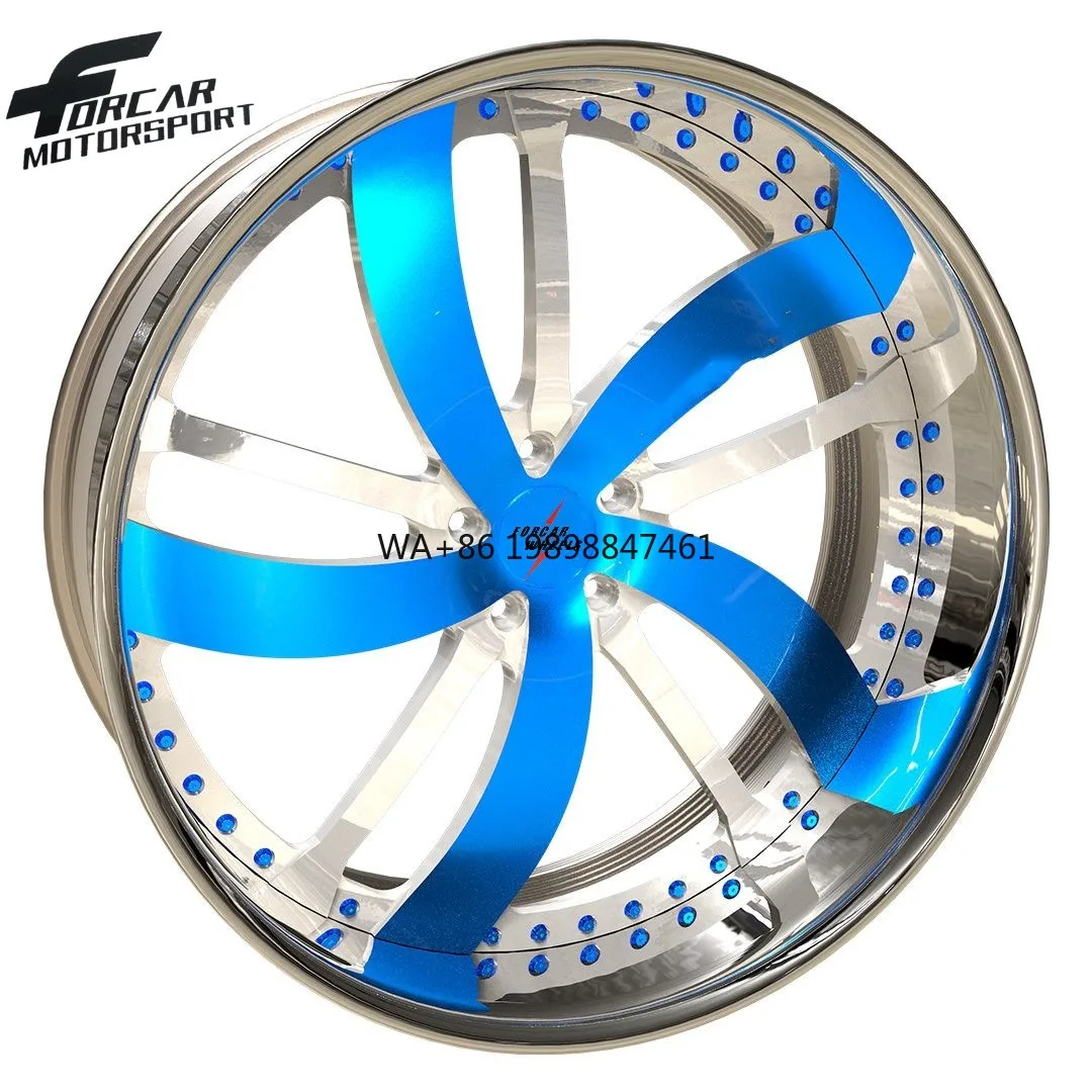 

Forcar Customized Aluminum T6061 Aftermarket Forged Strong Car Alloy Wheel Rims with 18-24Inch