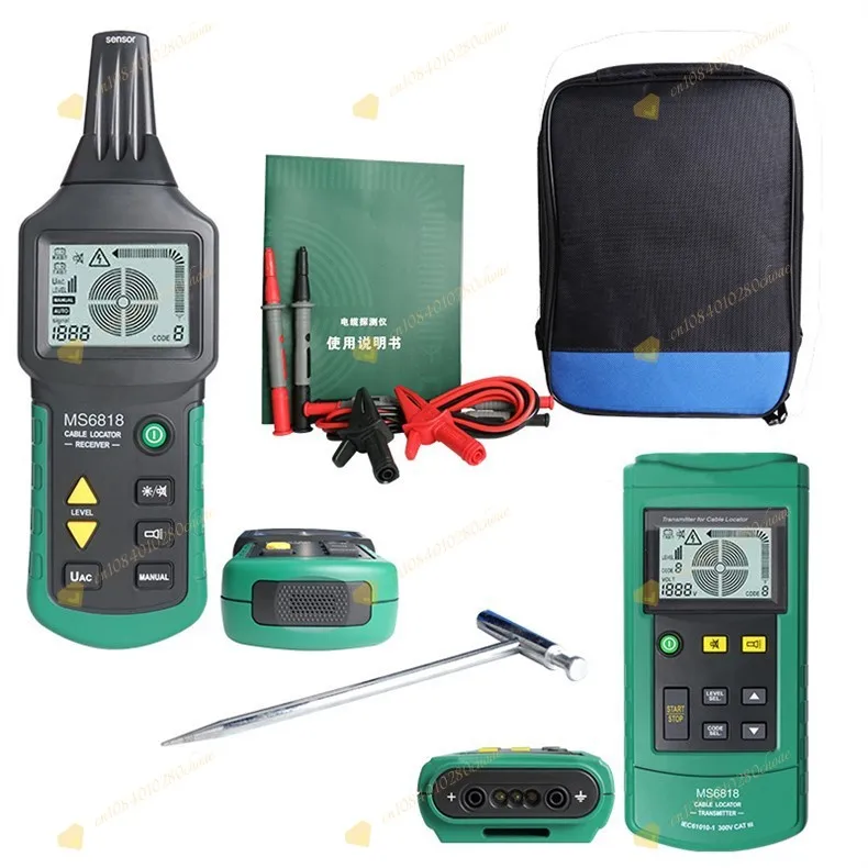 MS6818 Cable Tester Wire Tracker Portable Underground Wire Detection Short Open