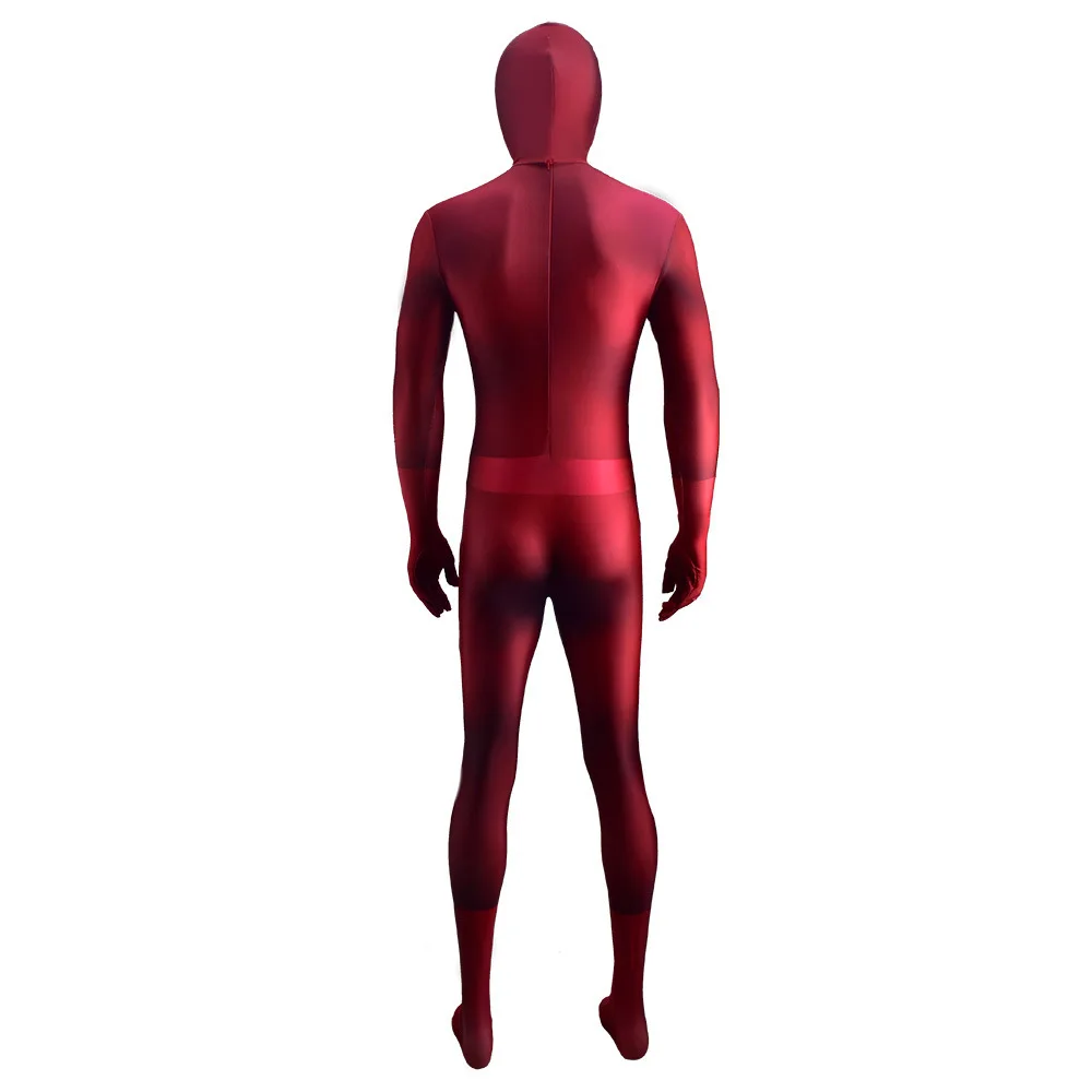 Red Daredevil Costume Cosplay Spandex Costume di Halloween Daredevil supereroe Zentai abiti uomo body per bambini adulti