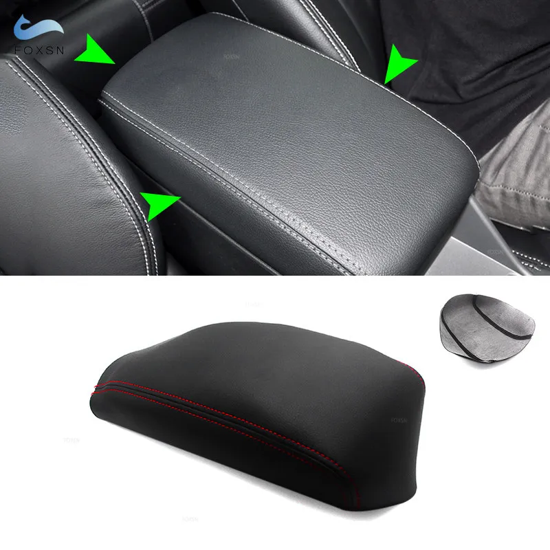 For Honda Civic 9th Sedan 2012 2013 2014 2015 not for hatchback Car Interior Center Control Armrest Box Cover Microfiber Leather