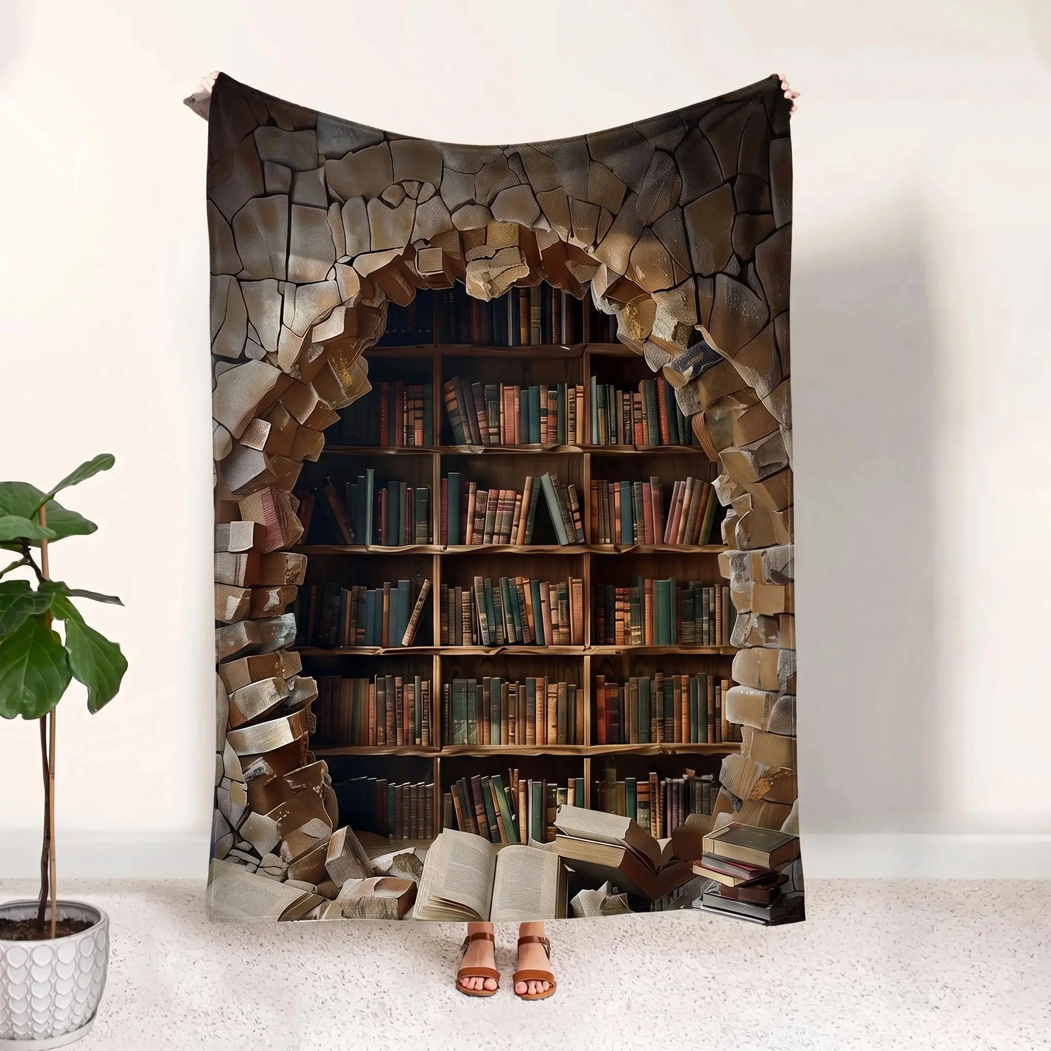 2026 Autumn/Winter Flannel Blanket, Printed Blanket for Readers, Home Decor, Outdoor Party Blanket, Holiday Gift, Collectible.