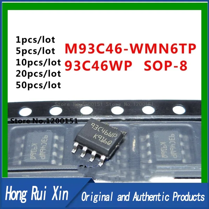10PCS 100% New M93C46-WMN6TP 93C46WP 93C46 SOP8 DIP8