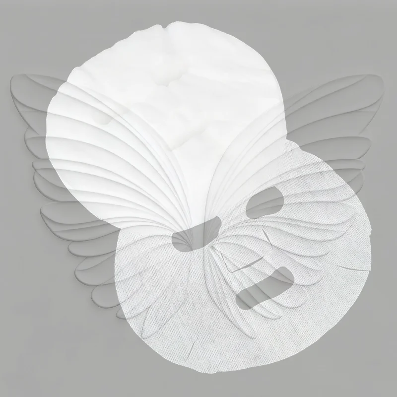 100pcs Face Mask Paper Nature Non-Woven Fabric DIY Facial Masque Sheet
