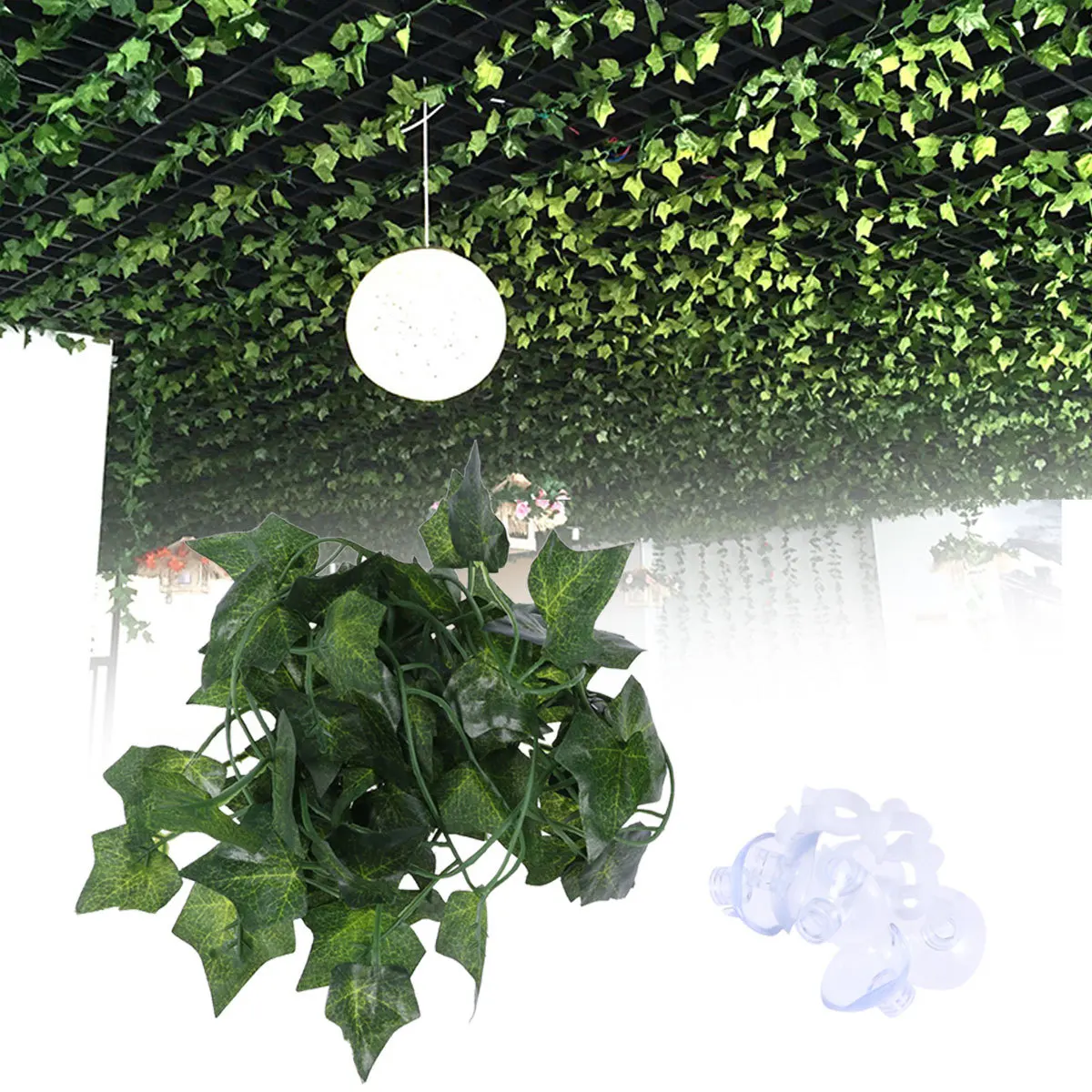2M Artificial Leaf For Reptiles Pu Jungle Vines With Metal Core Bendable Habitat Decor Terrarium Rattan Strip Simulation