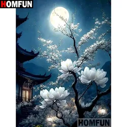 HOMFUN Full Diamond Embroidery Diy 5D Diamond Painting Cross Stitch 