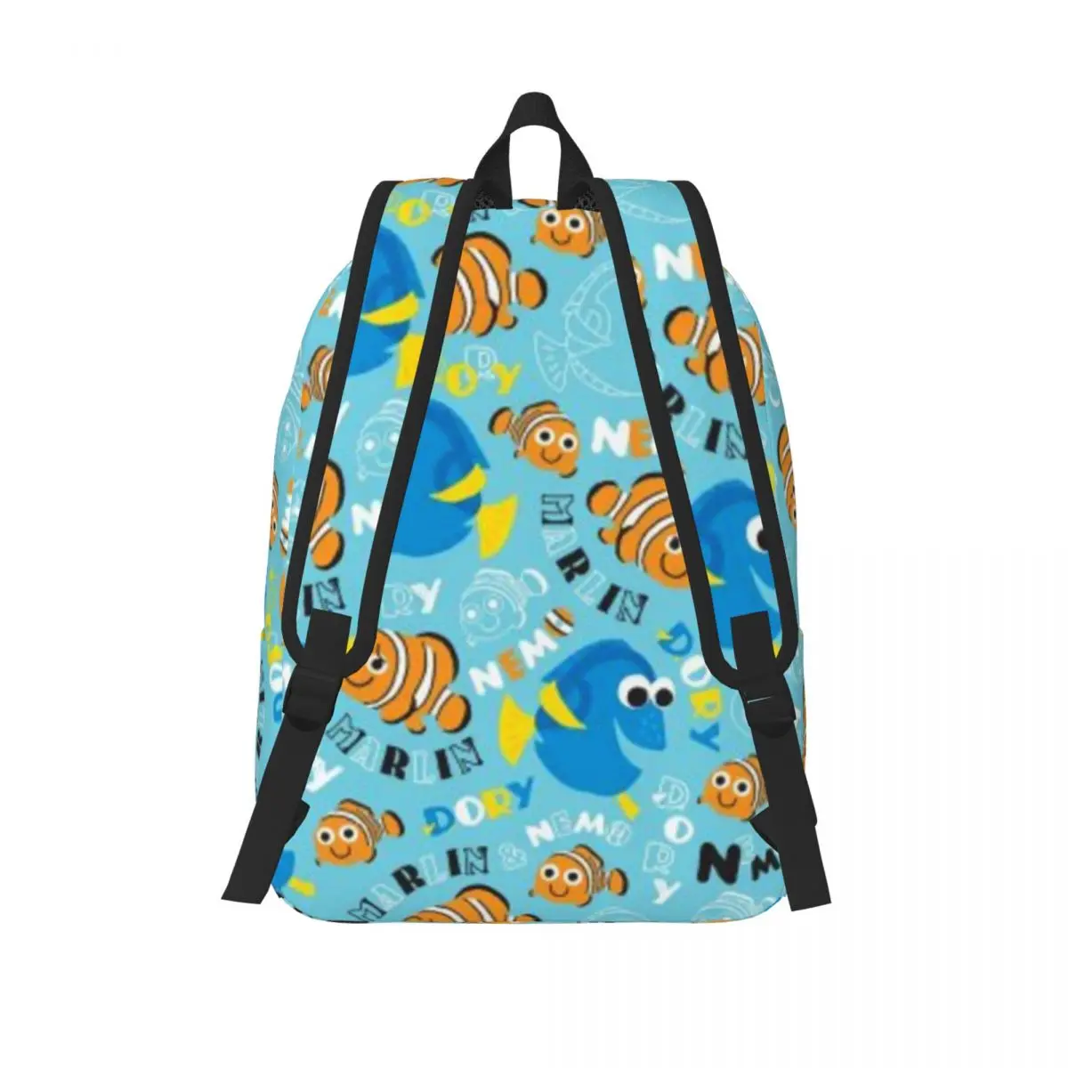 Tas sekolah ringan motif Finding Nemo Dory dan Nemo untuk sekolah, luar ruangan, belanja, kantor 15in 17in