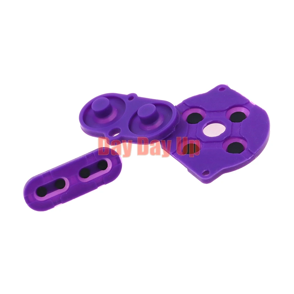 2set pulsante conduttivo in gomma colorata A-B D-Pad per GameBoy Color GBC Shell Sousing Silicon Start seleziona tastiera