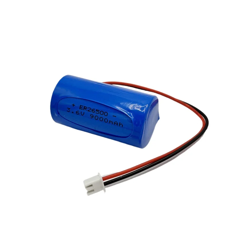 3.6V ER34615M ER26500 Non-rechargeable Lithium Battery for Meters, Flow Meters and Gas Meters with SM/XH/2.54/XH