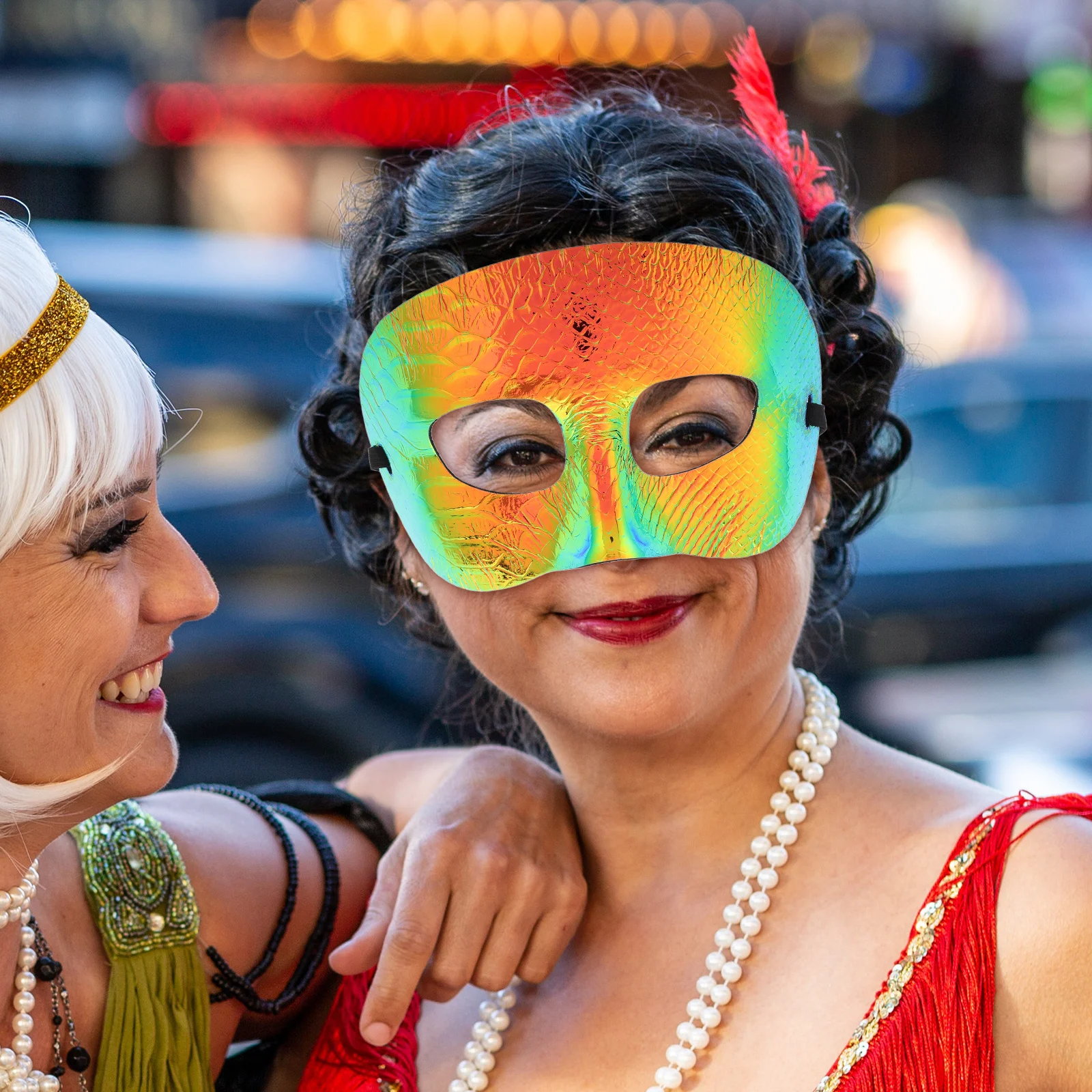 

Elegant Gold Masquerade Mask for Adults Half Face Costume Carnival Party Decoration Vintage Themed Ball Mardi Gras Opera