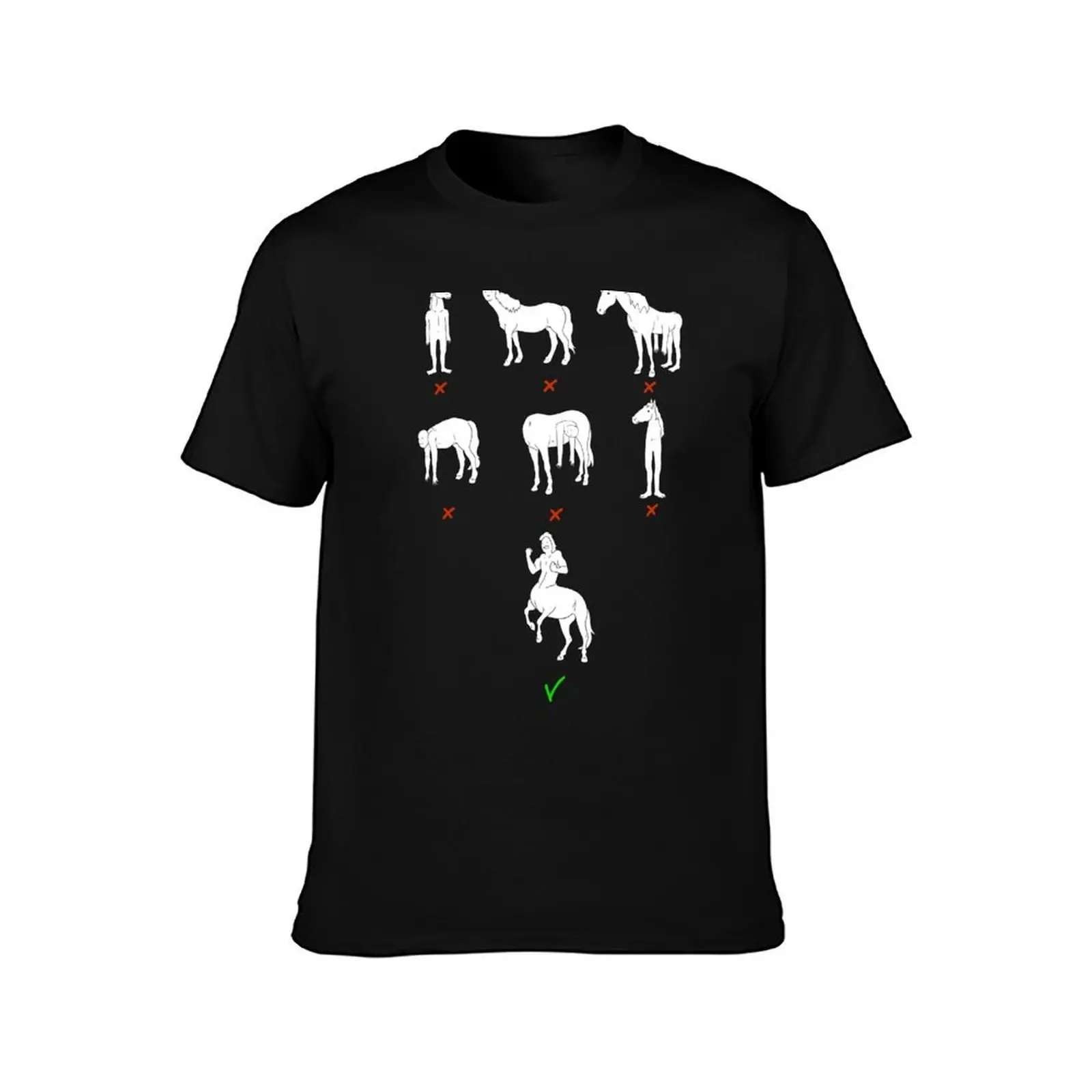 Incorrect Centaurs T-Shirt Casual Trendy Streetwear Tee Shirt
