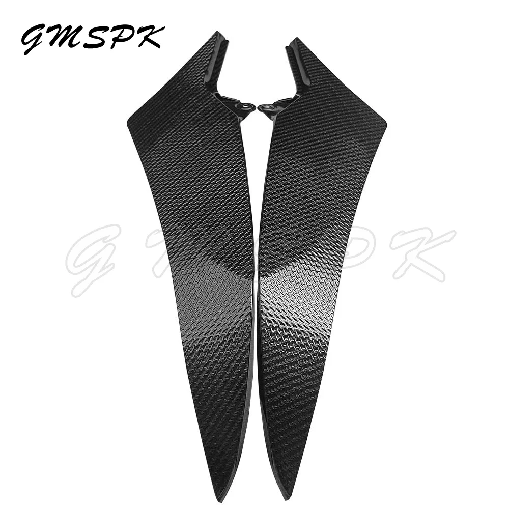 Carbon Fiber Style Motorcycle Tank Side Trim Insert Cover Panel Fairing Cowl Fit for Yamaha YZF R1 2009 2010 2011 2012 2013 2014