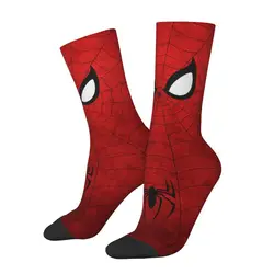 Custom Spider Web ragnatela uomo donna Crew Socks Unisex Fun 3D Printed Spider Man Dress Socks