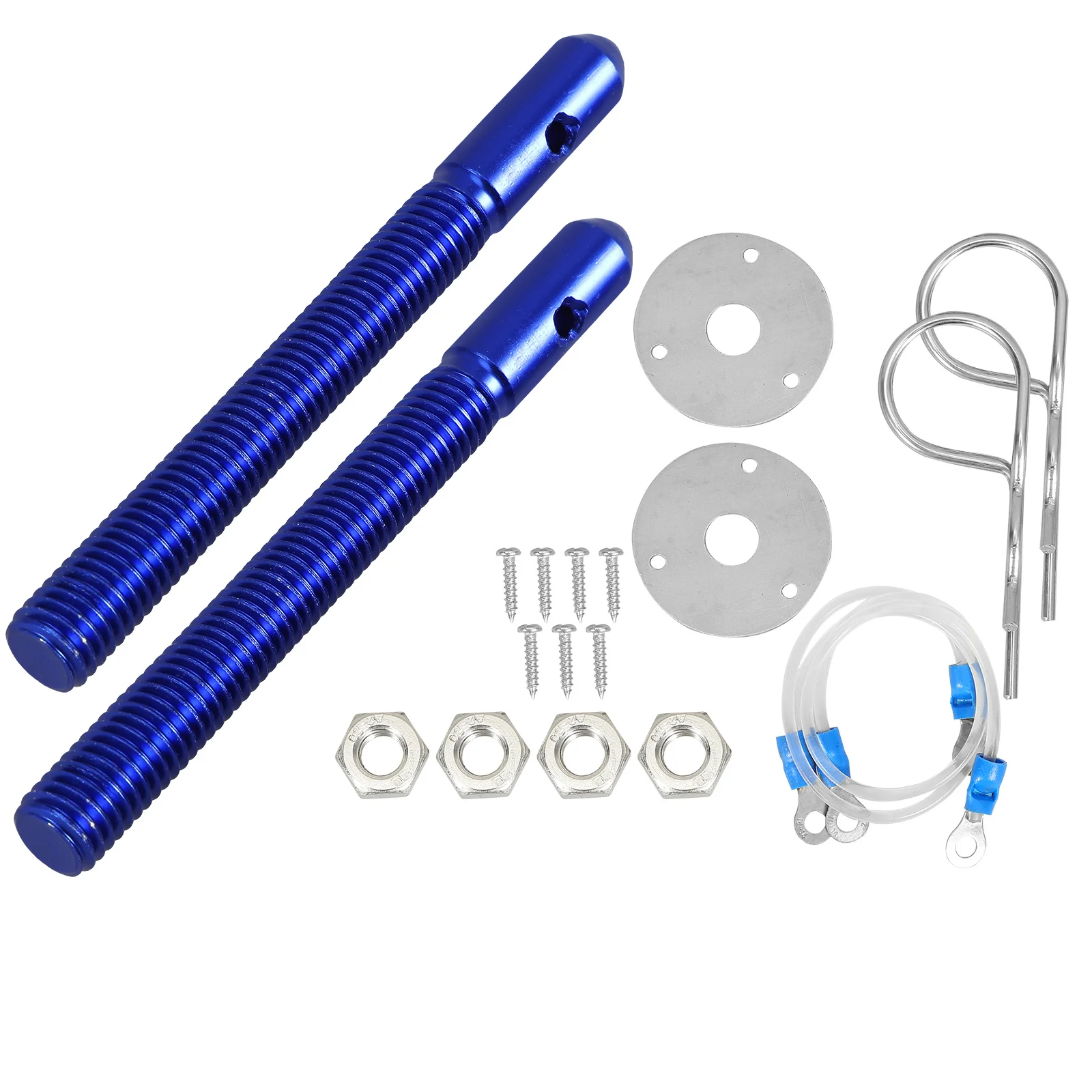 

1Set Engine Hood Locking Clip Kit Car Modified Bonnet Lock Quick Release Hood Pins Aluminum Alloy Universal Fit