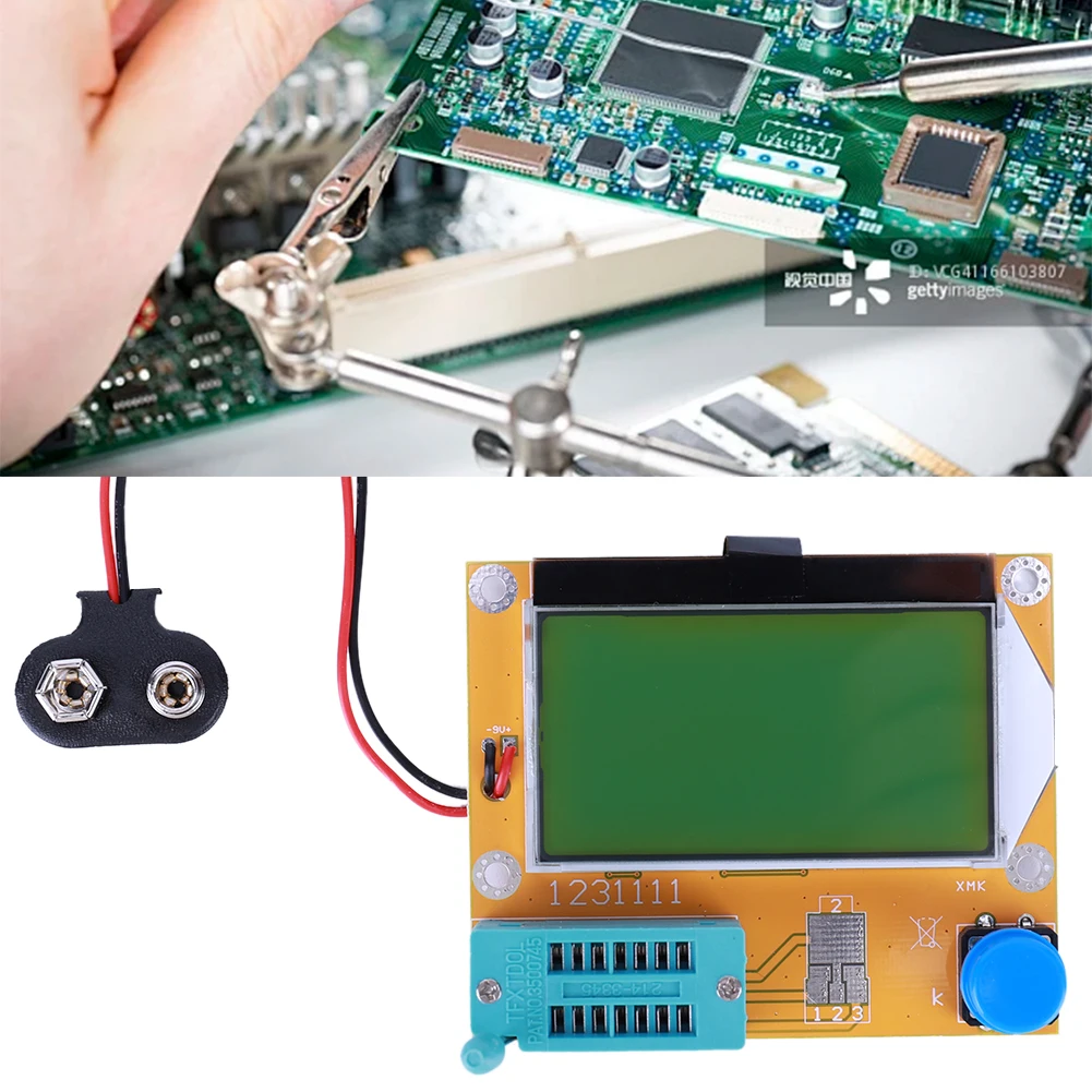 LCR-T4 LCD Digital Transistor Tester High Precision Diode Triode Capacitance SCR Inductance Multimeter MOS PNP NPN LCR