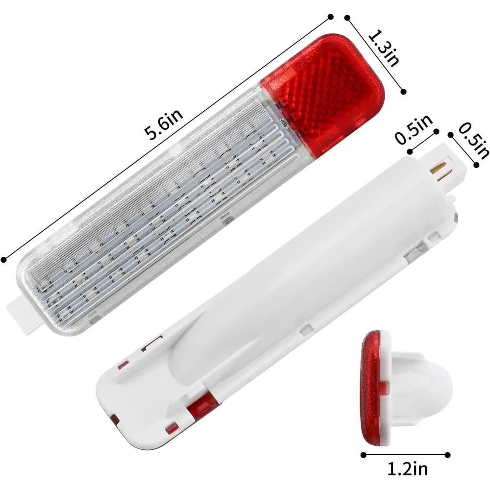 لوحة الباب الداخلي LED مجموعة ضوء لافت للانتباه لسيارة تشيفي جي إم سي سيلفرادو سييرا 1500 2500 3500 سوبربان تاهو أفالانش يوكون XL #4