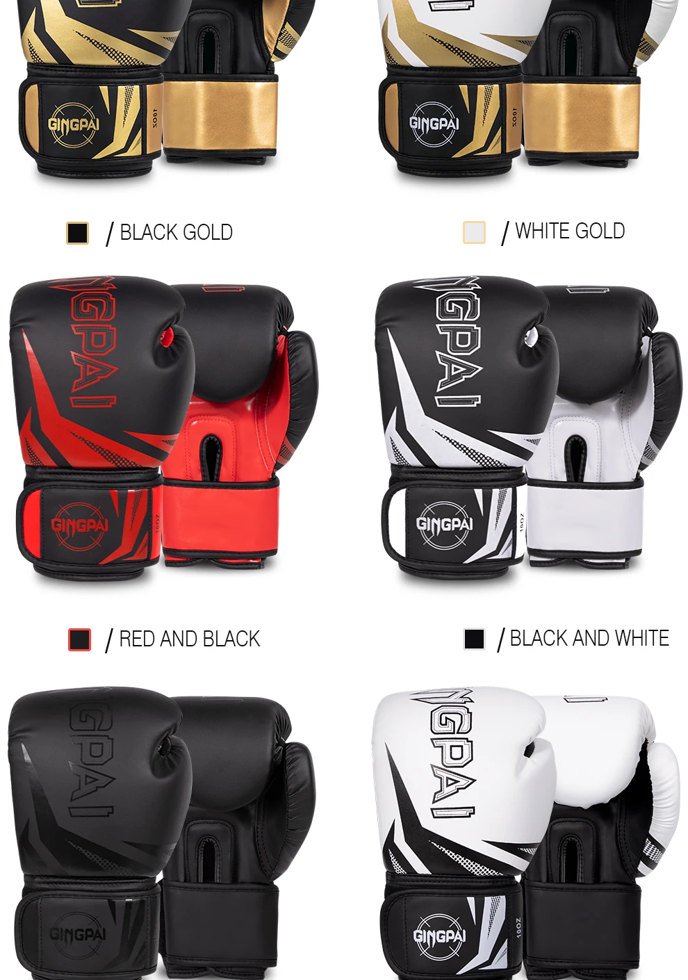 6 8 10 12 14 16oz Boxhandschuhe Professionelle Muay Thai Guantes De Boxeo Free Fight MMA Sandsack Trainingshandschuh für Männer Frauen – Detail 8