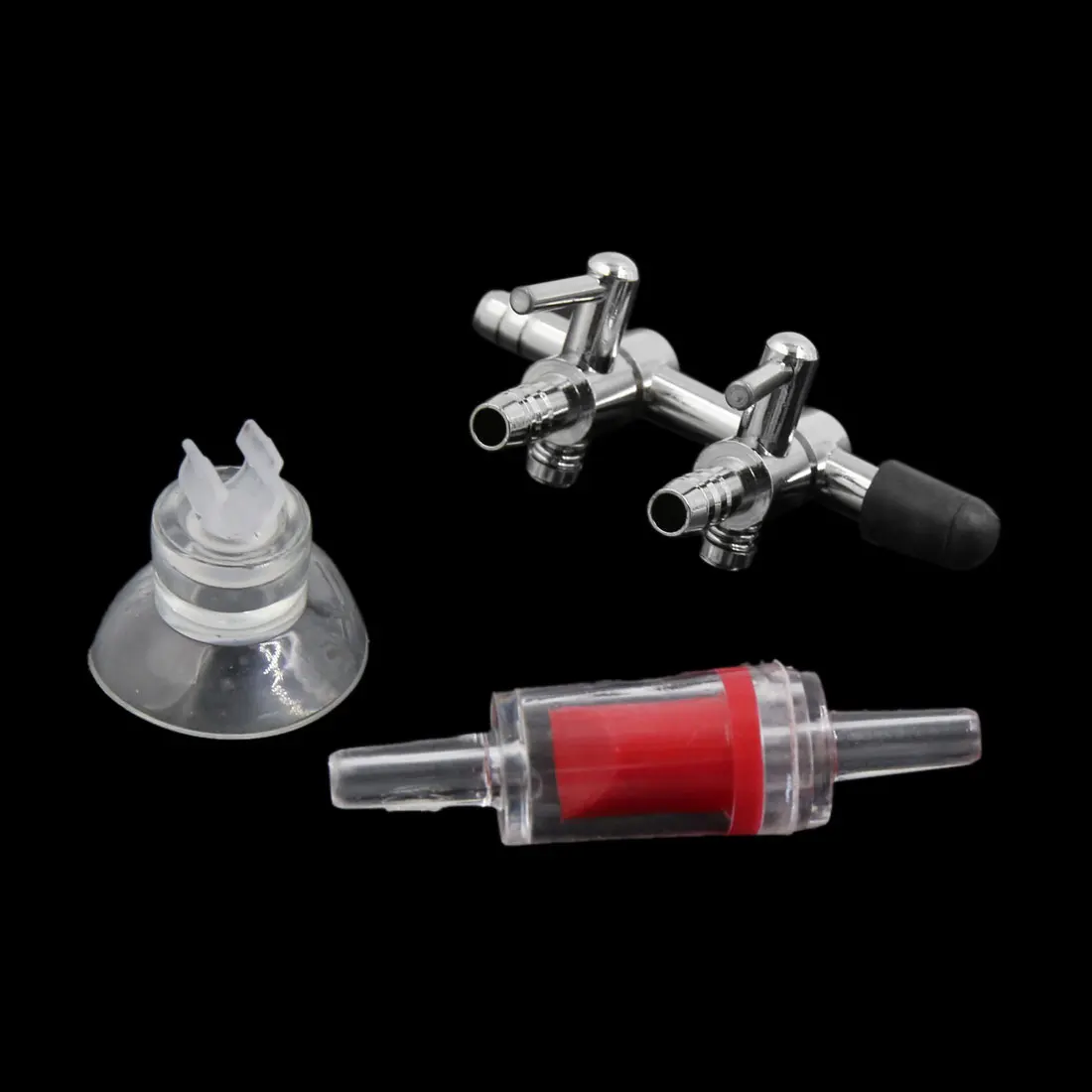 UXCELL Aquarium Air Bubble Stone Oxygen Pump T/Straight Tube Connectors Check Valve Sucker Fish Tank Pond Pump Tools Accessories