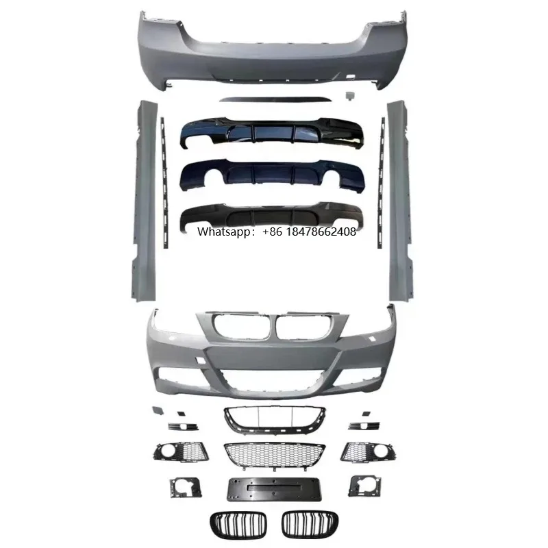 

New Arrival for E90 Accessories M Tech Body Kit for LCI Facelift M Sport Front Bumper Rear Bumper BodyKit