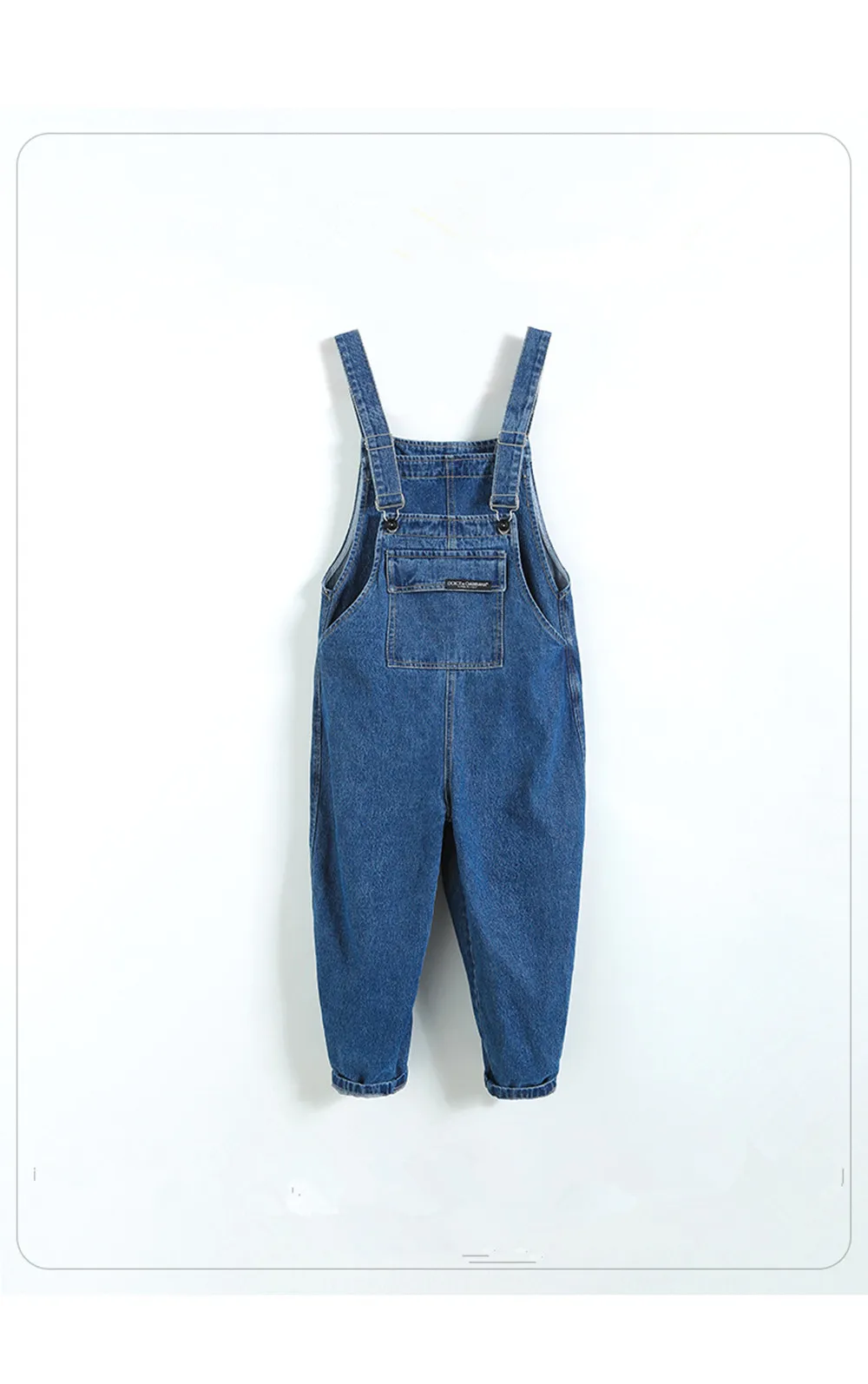 New Flower Teenge Girls Jumpsuits 4 6 8 10 12 14 15 Years Kids Girl Denim Strap Casual Wide Leg Pants Childrens Trousers