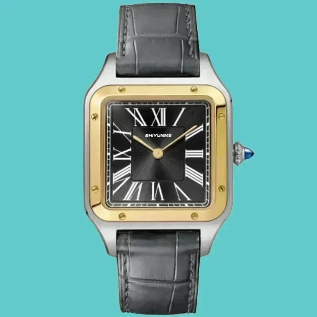 Часы унисекс, кварцевые часы для пары, римский циферблат, кожаные, синие, Reloj Hombre, светящаяся нержавеющая сталь, мировое время