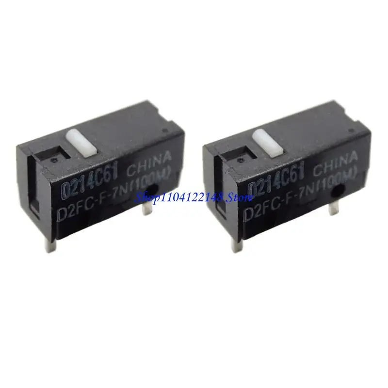 P9FA 2/10pcs D2FC-F-7N (100M) Gamings Micro Switchs Micro Mice Fretting Button Micro Hot