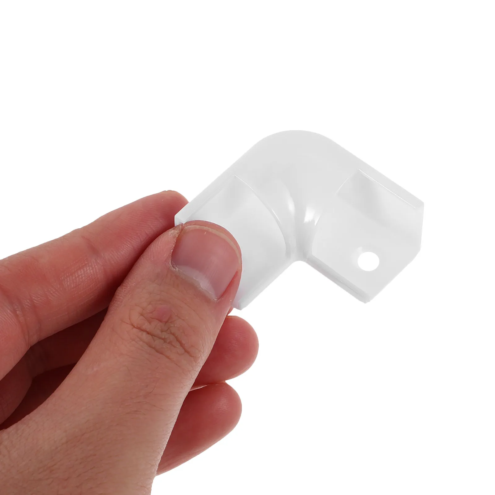 10Pcs V Shape Plastic Corner Connectors Strip Light 90 Degree Turning Channel Kit LED Shell Light Accessories Replacement