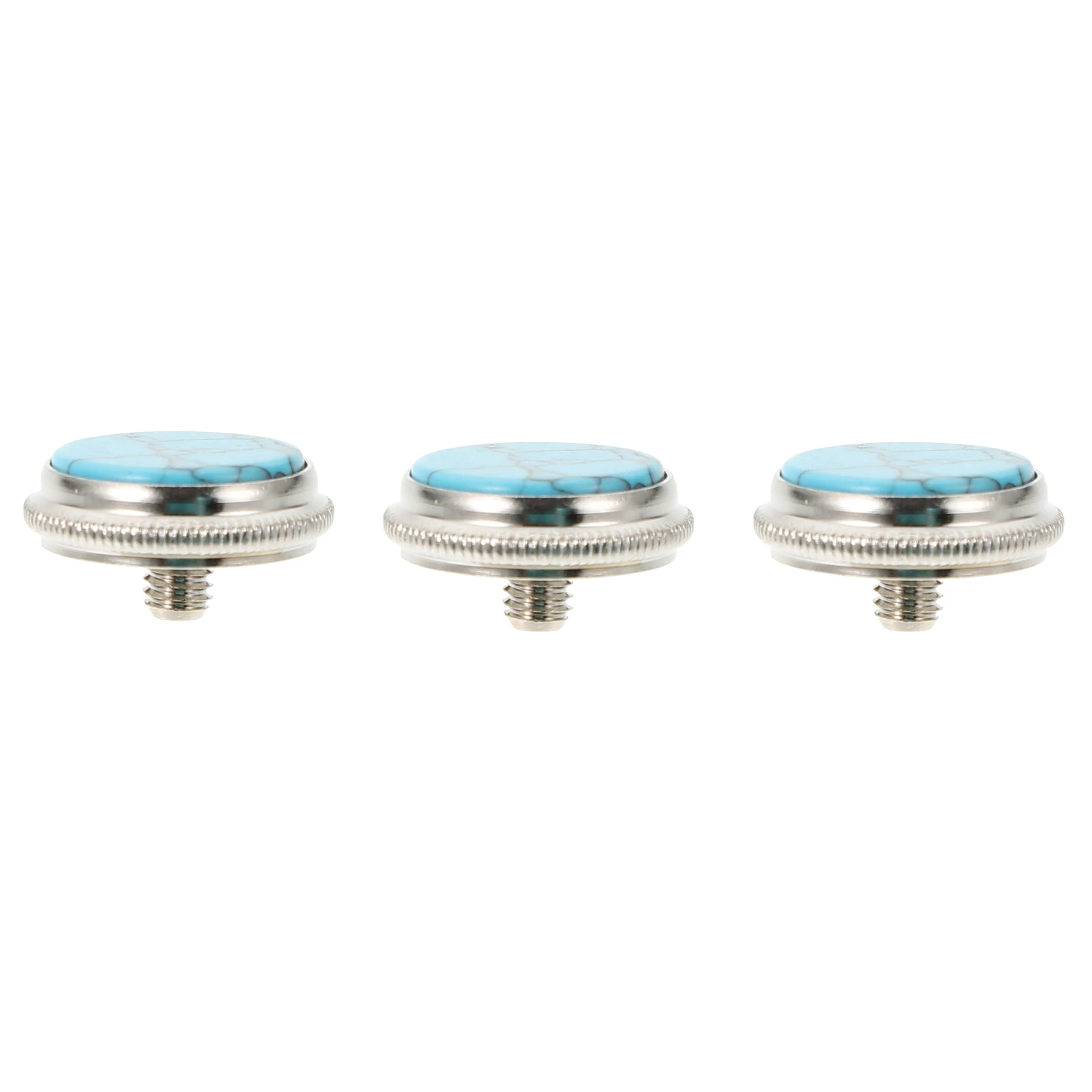 

3 pcs Trumpet Button Cushion Felt Pads Key Mat Replacement For Trumpet Accessories Copper Small Button Instrument Tool Set
