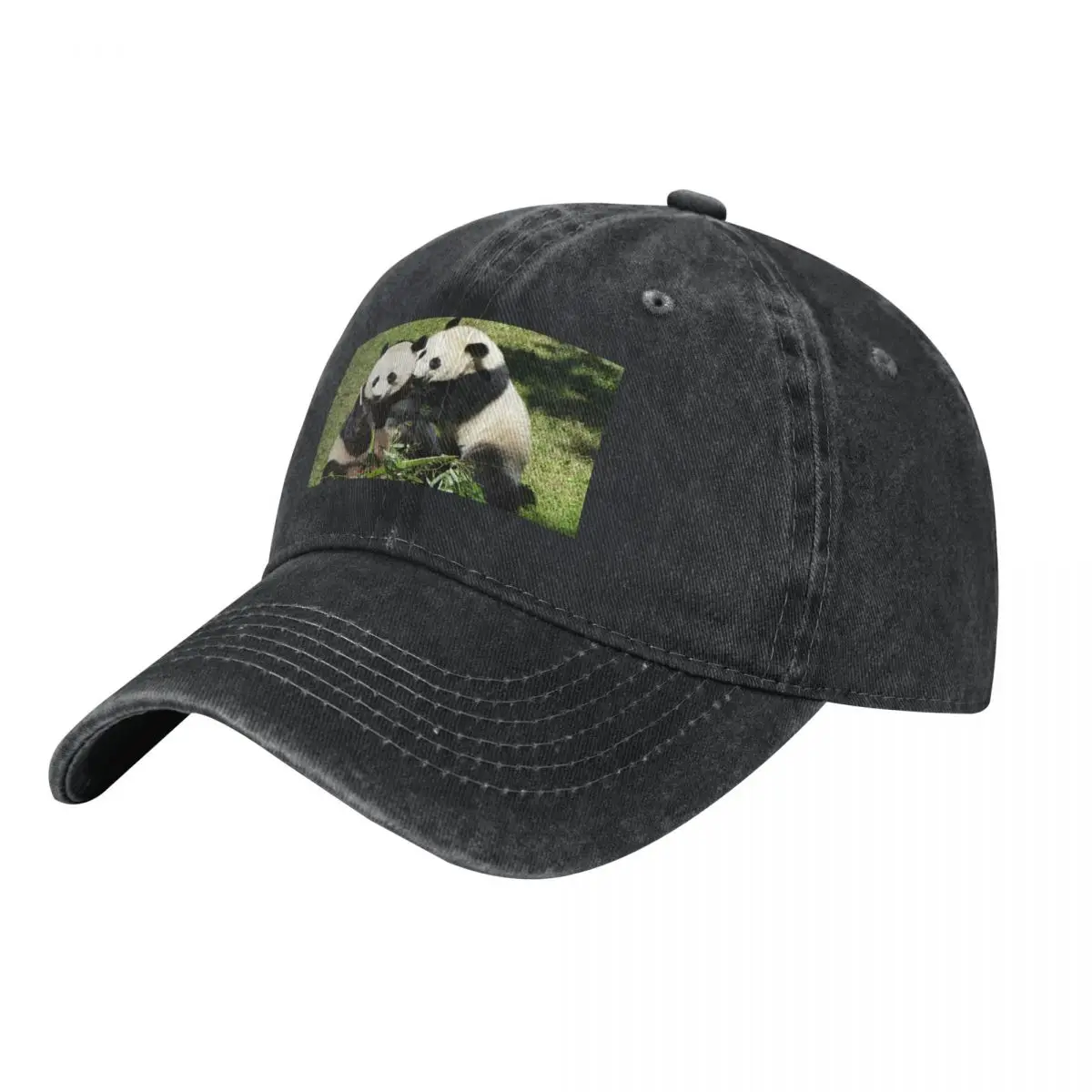 

Giant Pandas Mei Xiang and Bei Bei at the National Zoo Baseball Cap Hip Hop fashionable Women's Beach Men's