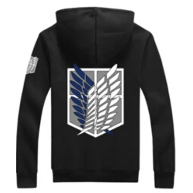 هجوم على تيتان هوديي Shingeki no Kyojin Legion تأثيري حلي هوديي الكشافة فيلق مقنعين سترة معطف