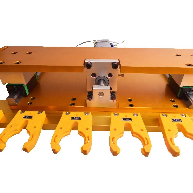 LIHAN Engraving Machine Automatic 12 Tool Changer Woodworking CNC Machining Center Straight Row Tool Magazine ISO30 Tool Holder