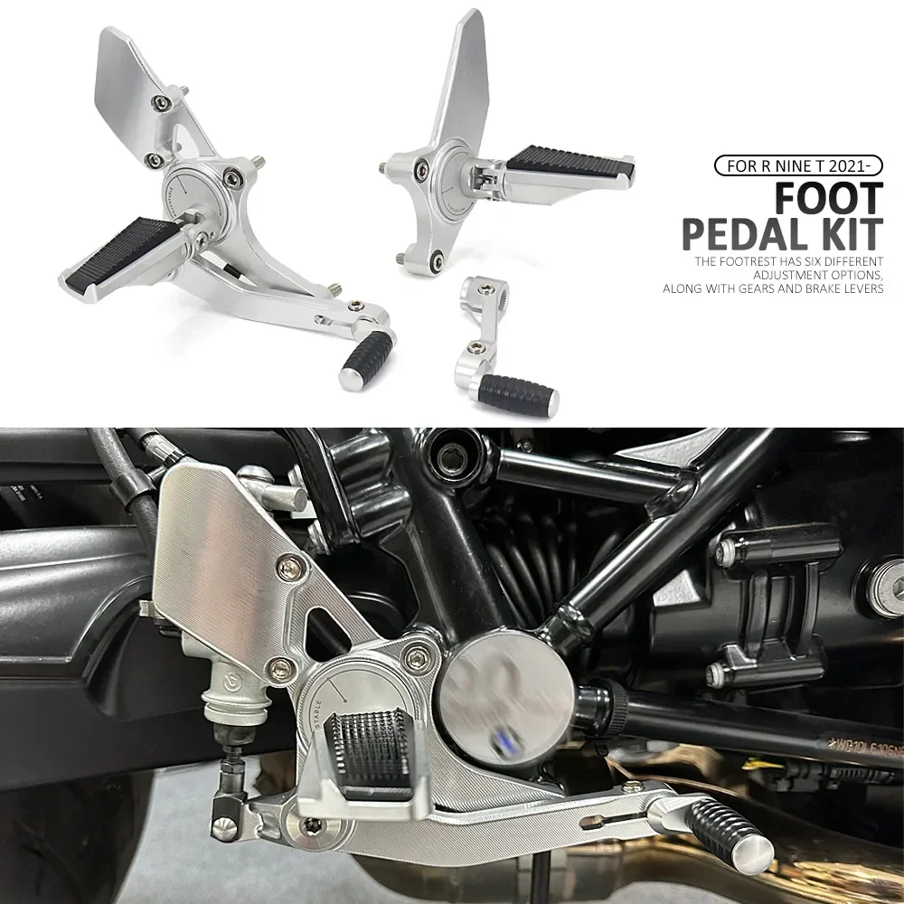 Front Foot Peg Pedal Bracket For BMW R NINE T R9T RNINET RnineT 2021 2022 2023 Motorcycle Accessories CNC Footrest Equipment